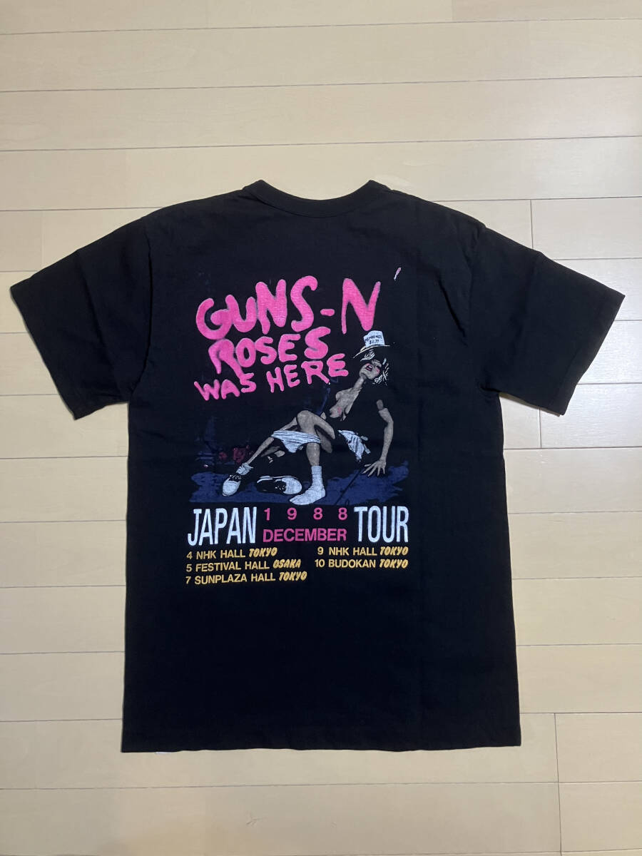 GUNS N' ROSES ガンズ?アンド?ローゼズ 1988 來日公演 Tシャツ