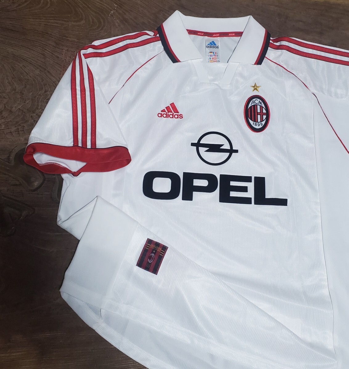 値下げ交渉 1998-99 セリエA優勝 ACミラン adidas 2nd / AWAY MADE IN ITALY 検)98 1999 SERIE A SCUDETTO ACM MILAN MALDINI LEONARDO Y2K セリエA