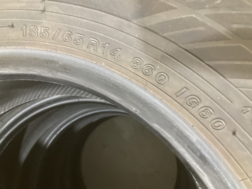  spew groove YOKOHAMA iceGUARD iG60 185/65R14 4 шт. комплект Yokohama Ice Guard (Q1582)
