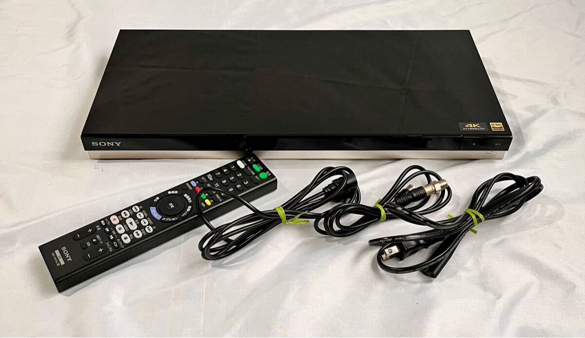 ③【動作確認済み】2019年制　SONY ソニー　ブルーレイディスクレコーダー　BDZ-ZW2500 BDレコーダー　4K 中古オーディオ機器