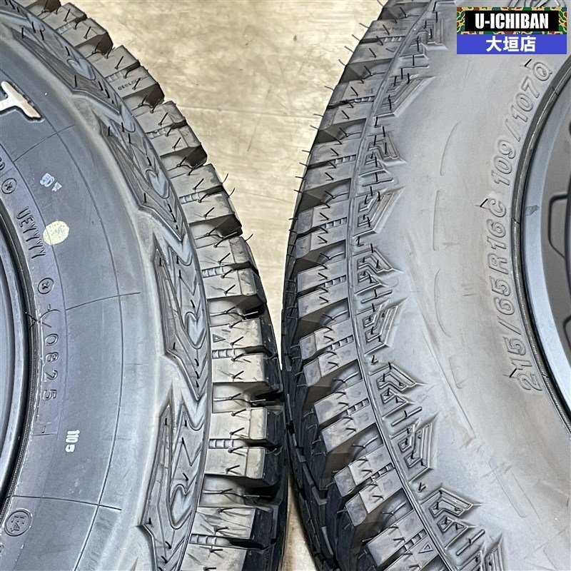 キャラバン 等 マッドヴァンス 6.5-16+45 6H139.7 2025年 ヨコハマ ジオランダー X-AT 215/65R16C 109/107Q 16インチ 4本セット 002R
