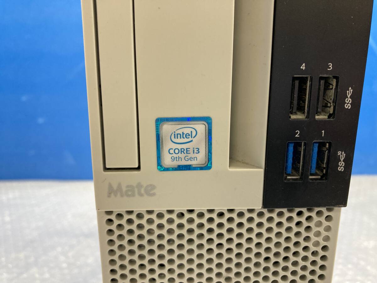 i3第9世代 NEC Mate MRL36L-5/i3-9100 3.6GHz/4GB/HDD 500GB/DVDマルチドライブ/Windows 11 中古動作品(DT12)