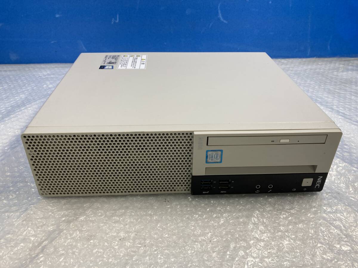 i3第9世代 NEC Mate MRL36L-5/i3-9100 3.6GHz/4GB/HDD 500GB/DVDマルチドライブ/Windows 11 中古動作品(DT12)