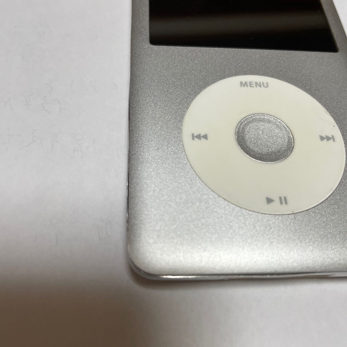 ipod classic 80GB 第6世代 薄型　HDD→SD128GB バッテリー新品　 Apple シルバー A1238 iPod アップル