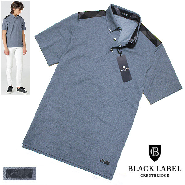  обычная цена 1.8 десять тысяч новый товар M(2) Black Label k rest Bridge #. вода скорость ..# CB проверка олень. . платье BD рубашка-поло с коротким рукавом BLACK LABEL CRESTBRIDGE