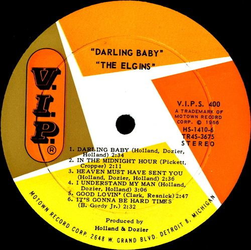 【ＬＰ】 ELGINS 「 DARLING BABY 」 ( VIP 400 )