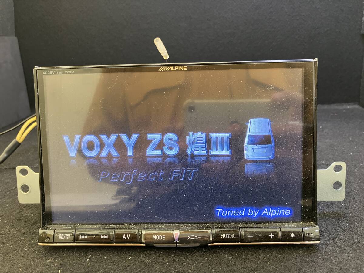 ALPINE アルパイン X008V メモリーナビ CD DVD Bluetooth 8インチ 動(dòng)作確認(rèn)済 70 VOXY 903701