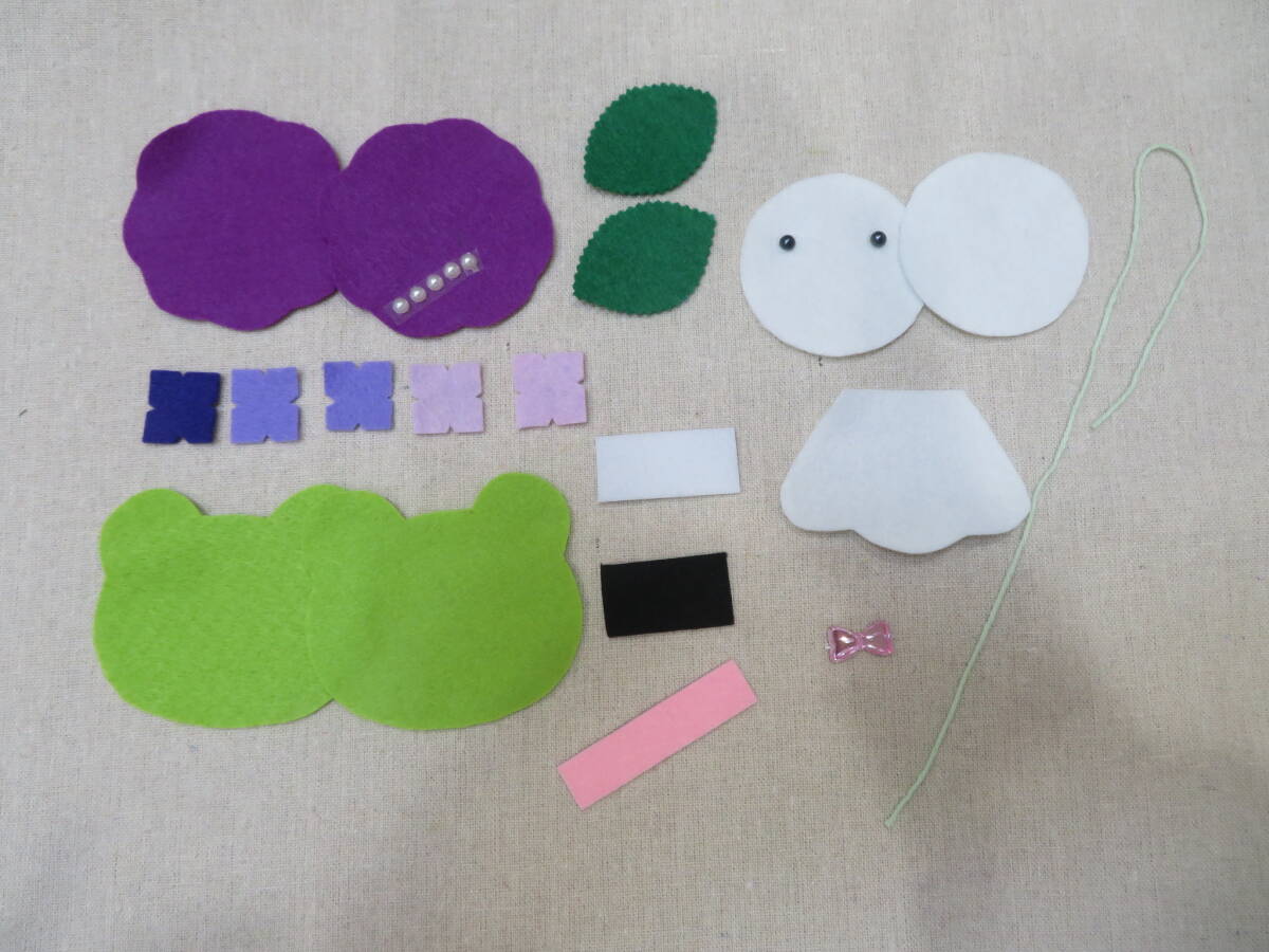 ★ハンドメイド用＊梅雨のつるし飾り作成キット＊5個(gè)分④★