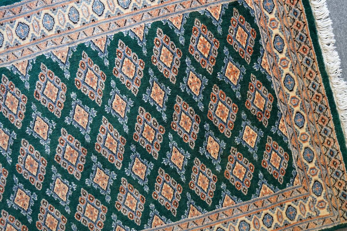 120×80cm パキスタン手織り絨毯