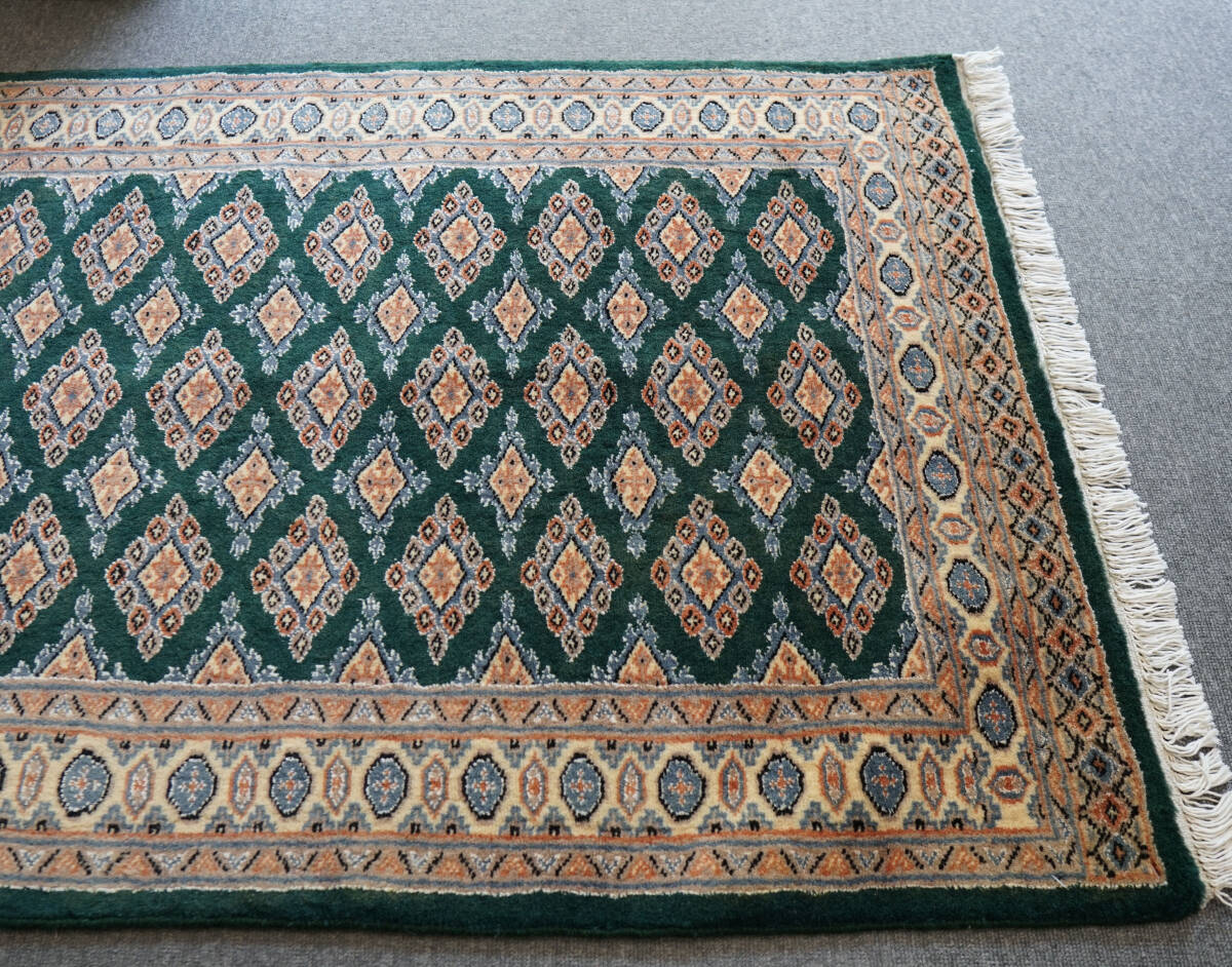 120×80cm パキスタン手織り絨毯