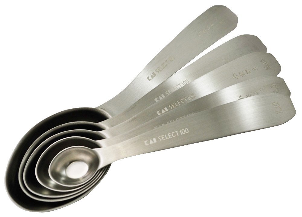 貝印 KAI 計量スプーン SELECT100GL オーバル型 5本 セット DH3129_画像1