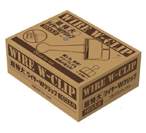 べロス ワイヤー Wクリップ 超特大 WDC-0010SV 10個 シルバー_画像5