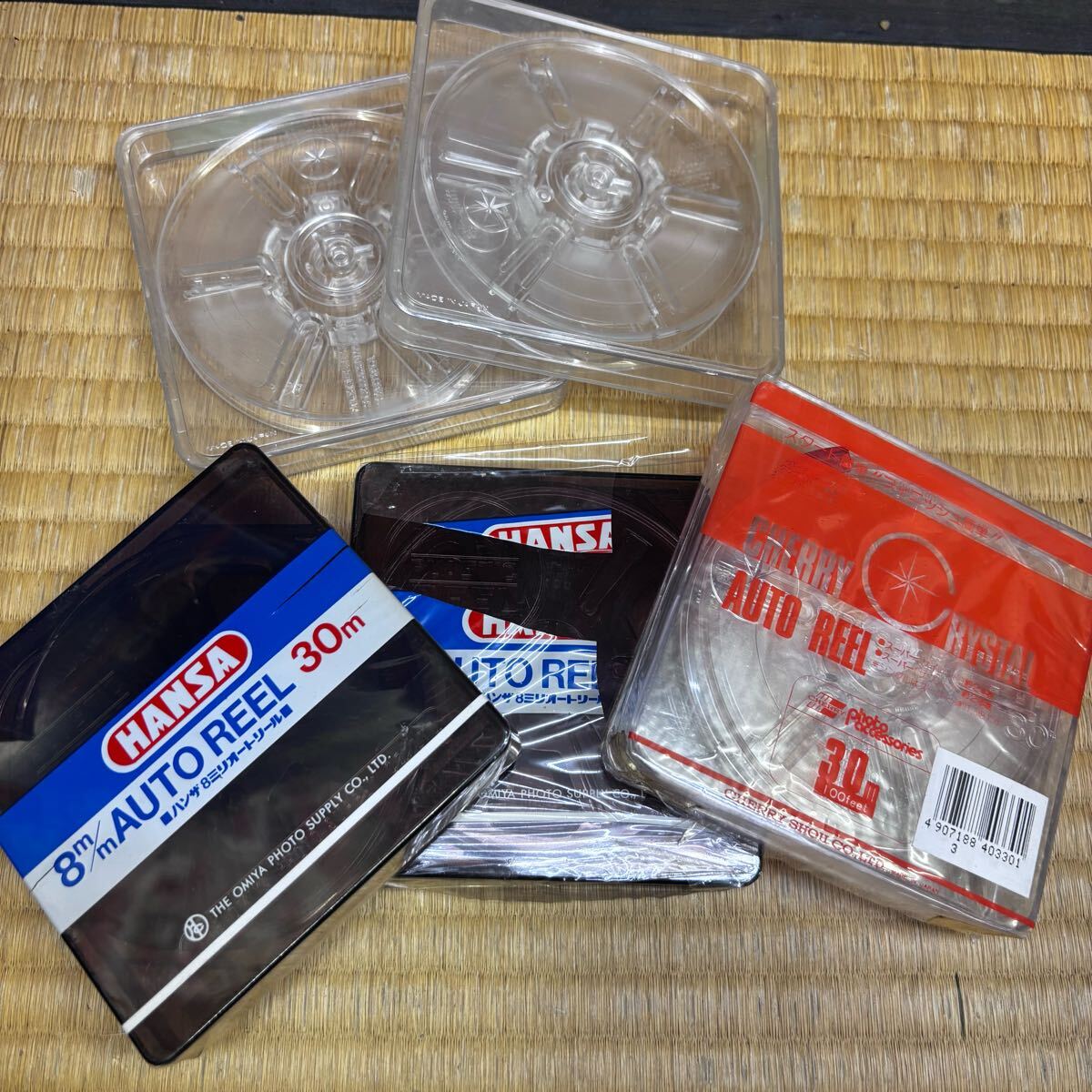 394▲Cherry?HANSA 他　REEL 8ミリフィルム用　30m 5本　デッドストック 