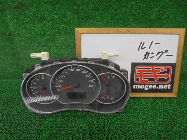 3FPA1611 ACA2)) ルノー カングー ABA-KWK4M 2012年 純正 マニュアル用スピードメーターパネル　　P248102341R　走行距離148193