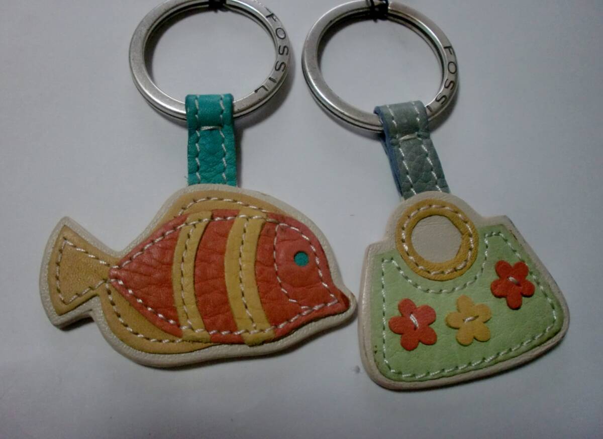 可愛い！！　送料無料　２点セット　新品・未使用品 FOSSIL フォッシル キーホルダー_画像6