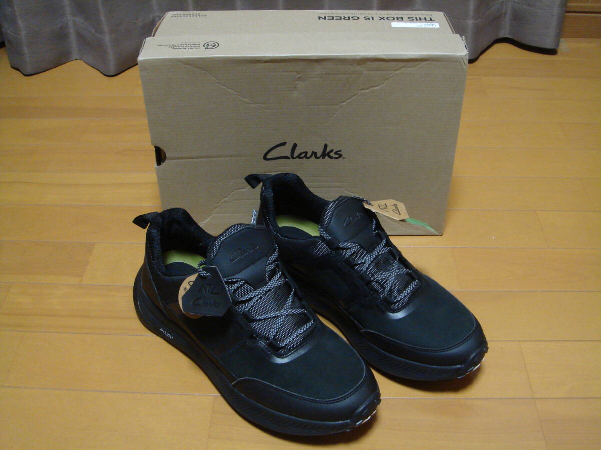  Clarks（クラークス） ATLTrailLaceWP / ATLトレイルレースウォータープルーフ （ブラックヌバック）ウォータープルーフ スニーカー_画像1