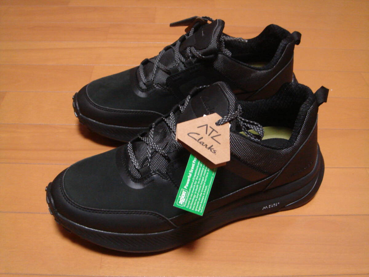  Clarks（クラークス） ATLTrailLaceWP / ATLトレイルレースウォータープルーフ （ブラックヌバック）ウォータープルーフ スニーカー_画像3