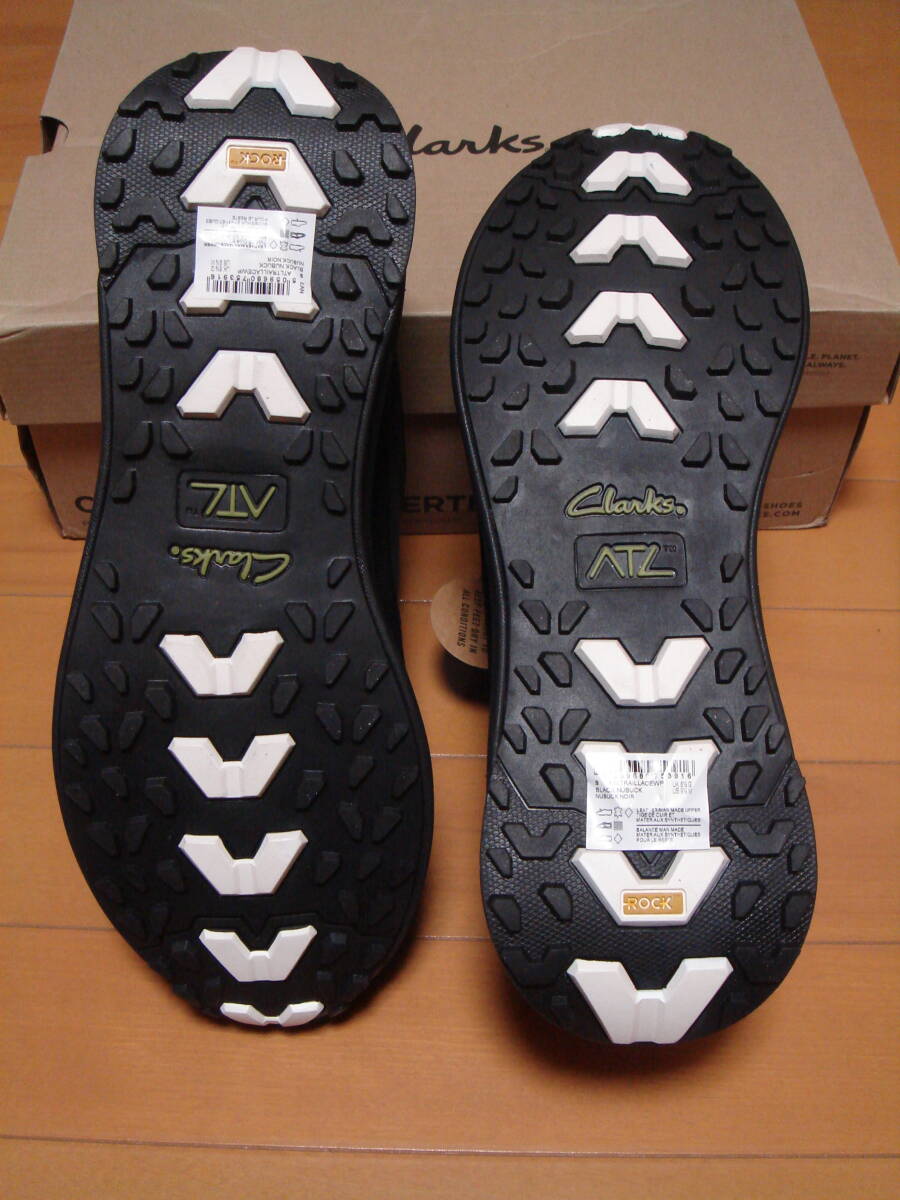  Clarks（クラークス） ATLTrailLaceWP / ATLトレイルレースウォータープルーフ （ブラックヌバック）ウォータープルーフ スニーカー_画像5