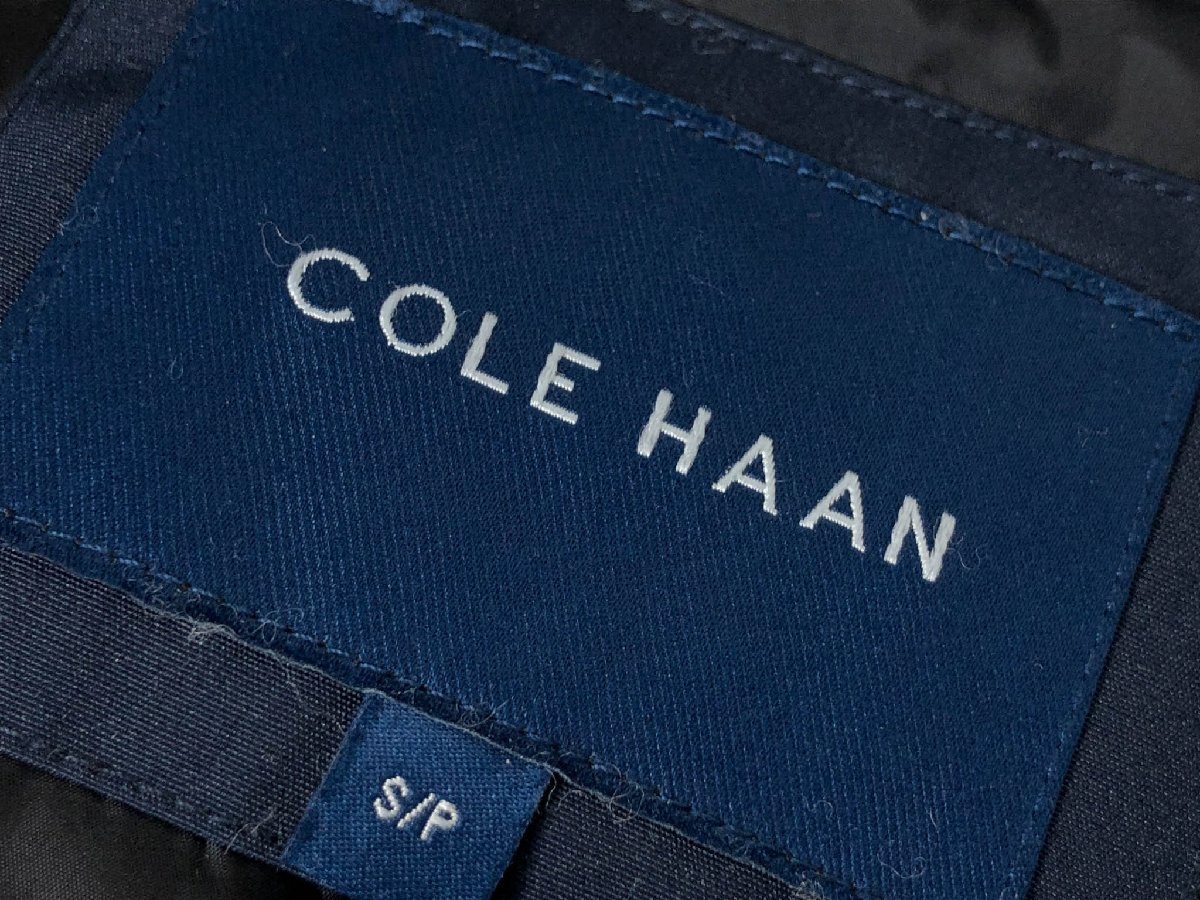 【COLE HAAN コールハーン】539AD730 フード付ダウンコート(メンズ) sizeS/P 濃い目のネイビー系 ?17MW3805?