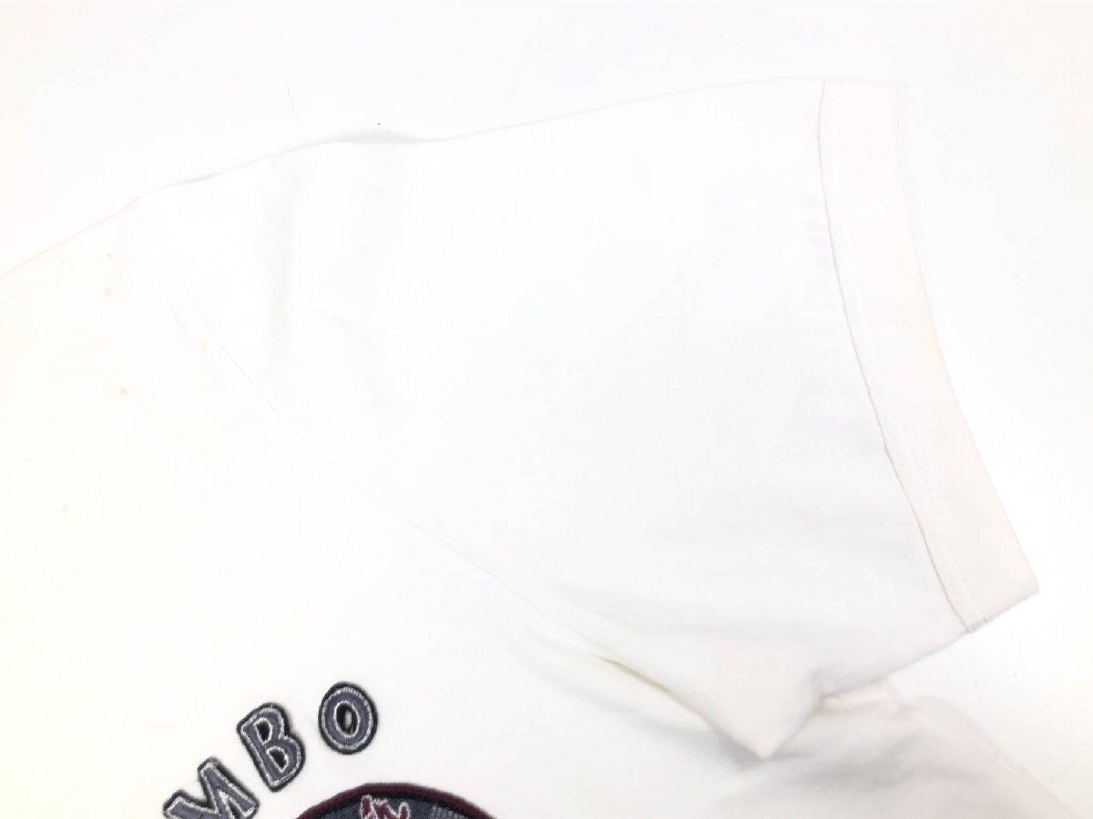 HH[ Dolce & Gabbana DOLCE&GABBANA]JT-G8GX8Z хлопок 100% нашивка трикотаж с коротким рукавом футболка ( мужской ) size46 белый сделано в Италии 035MT5836