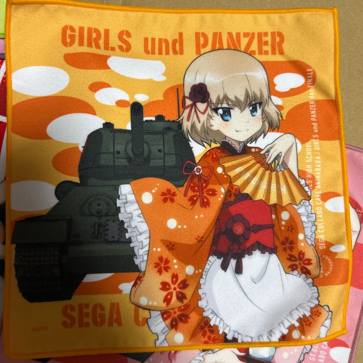 ガールズ&パンツァー マイクロファイバータオル コラボカフェ 7枚_画像5