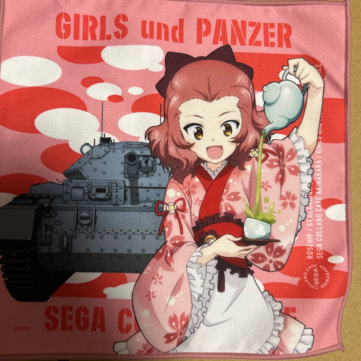 ガールズ&パンツァー マイクロファイバータオル コラボカフェ 7枚_画像6