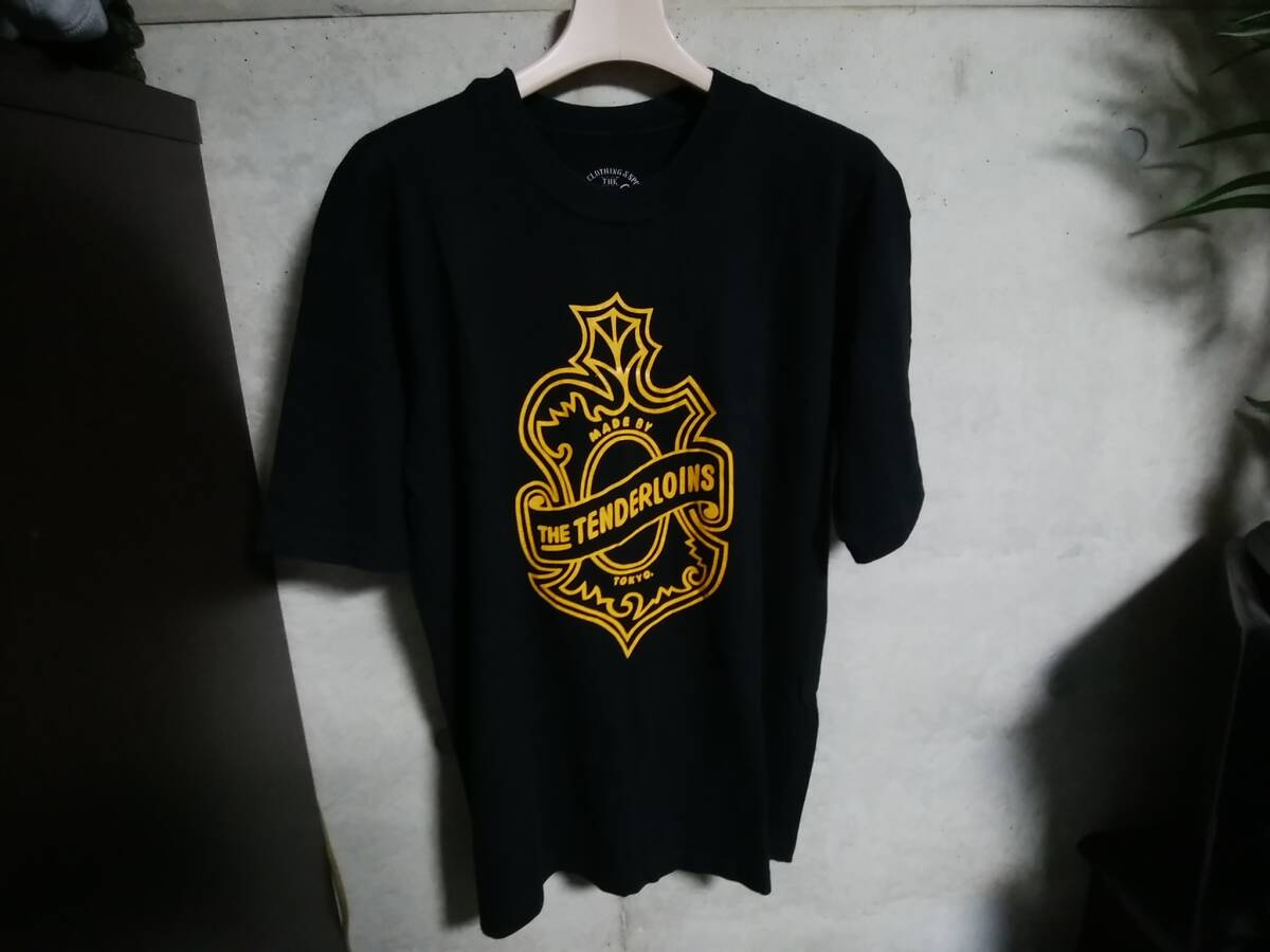 【TENDERLOIN テンダーロイン】TシャツM 日本制 エンブレムプリント入り 本店限定 名作 人気アイテム
