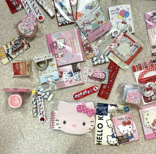 【希少】サンリオレトロ/メモ帳/文房具/キティ/Hello Kitty/まとめ売り/SANRIO/當時物