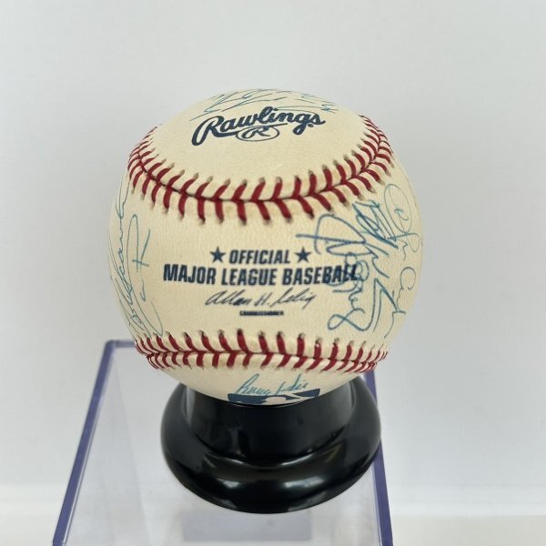 【直筆】モントリオールエクスポズ/Montreal Expos/現(xiàn)ワシントンナショナルズ/2001年/直筆サイン入り/野球ボール/証明書付き/ケース/T-634