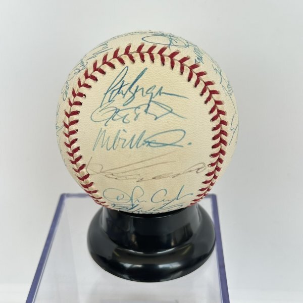 【直筆】モントリオールエクスポズ/Montreal Expos/現(xiàn)ワシントンナショナルズ/2001年/直筆サイン入り/野球ボール/証明書付き/ケース/T-634