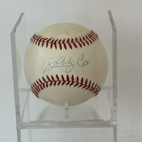 【直筆】ボビー?コックス/Bobby Cox/直筆サイン入り/MLB/野球/サインボール/証明書付き/ケース付き/T-117