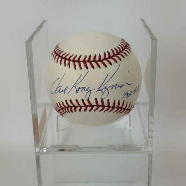 【直筆】デーブ?キングマン/Dave Kingman/442HR/直筆サイン入り/MLB/野球/サインボール/証明書付き/ケース付き/T-160