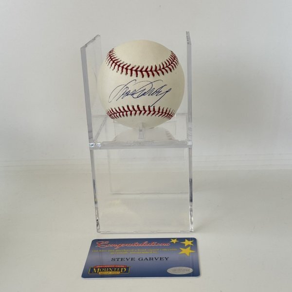 【直筆】スティーブ?ガービー/Steve Garvey/MLB/直筆サイン入り/野球ボール/証明書付き/ケース付き/T-389