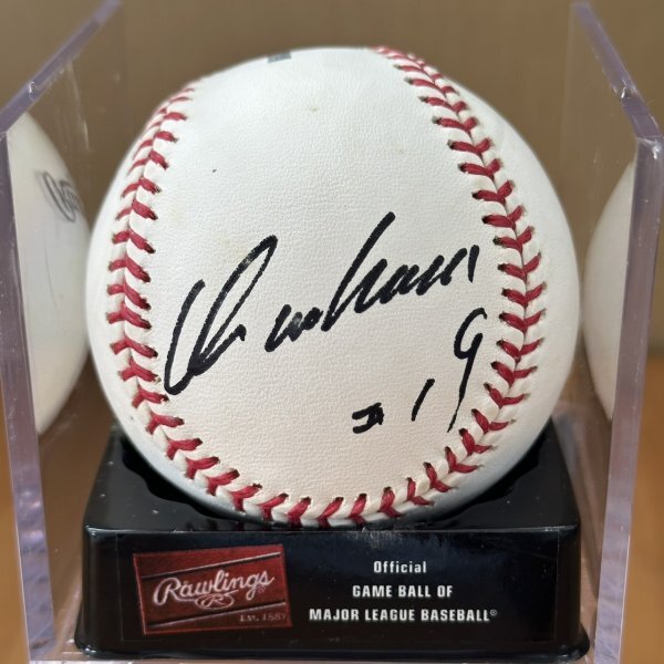 直筆】上原浩治/プロ野球/MLB/直筆サインボール/T-576(記念