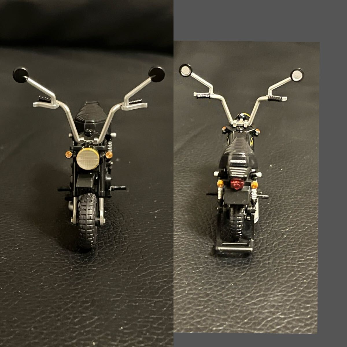 1/24スケール ホンダ モンキー カスタムマフラー HONDA MONKEY 1990 ミニカーオートバイ 原付き バイク 検索 GORILLA オートバイ ゴリラ　