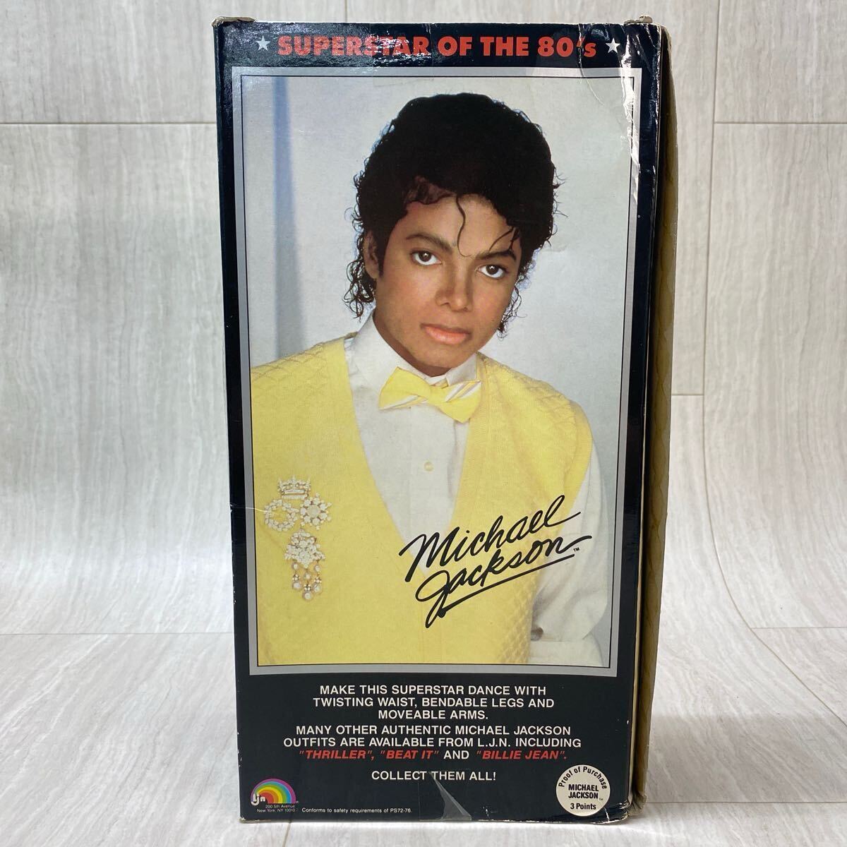 D128 FN-250502-277 マイケル?ジャクソン Michael Jackson フィギュア 人形 SUPERSTAR OF THE 80'S 1984年 ビンテージ