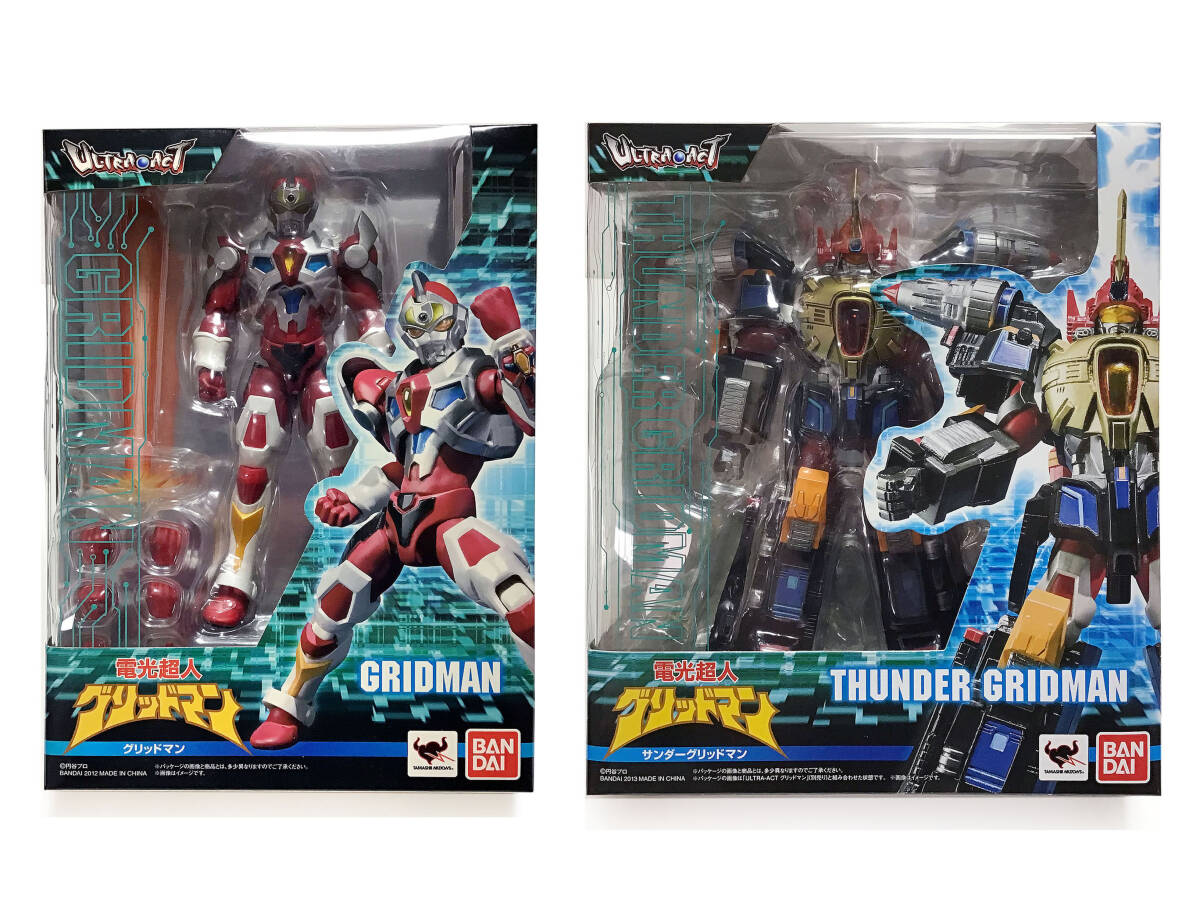 【限定特価】 BANDAI ULTRA-ACT 「電光超人グリッドマン」グリッドマン 特撮