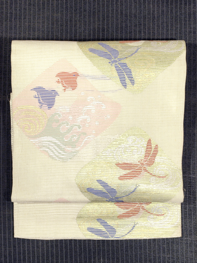 専用帯2134 2806 二本セット ●高級 正絹 夏帯 袋帯 蜻蛉 RY/DOUBLE GAUZE RIGHT SHOULDER STRING PLUSH D – THE SHOP