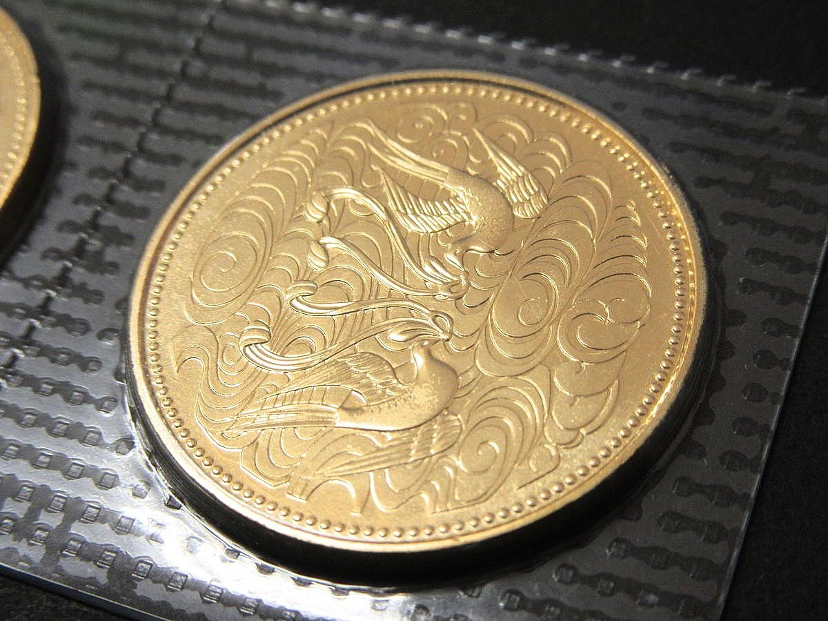 天皇陛下 御在位60年記念 10万円 金貨 純金 24金 K24 GOLD 昭和