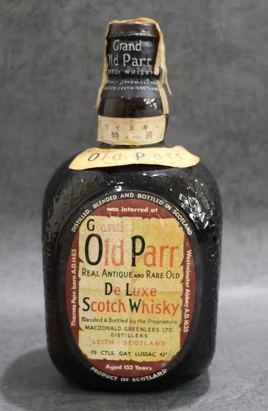 定率割引 往復 1円～【古酒 未開栓】スコッチウイスキー OLD PARR オールドパー ウイスキー