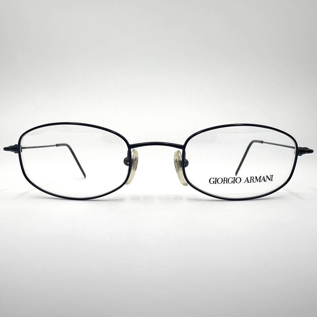 Giorgio Armani ジョルジオアルマーニ メガネ 度なし ブルー系