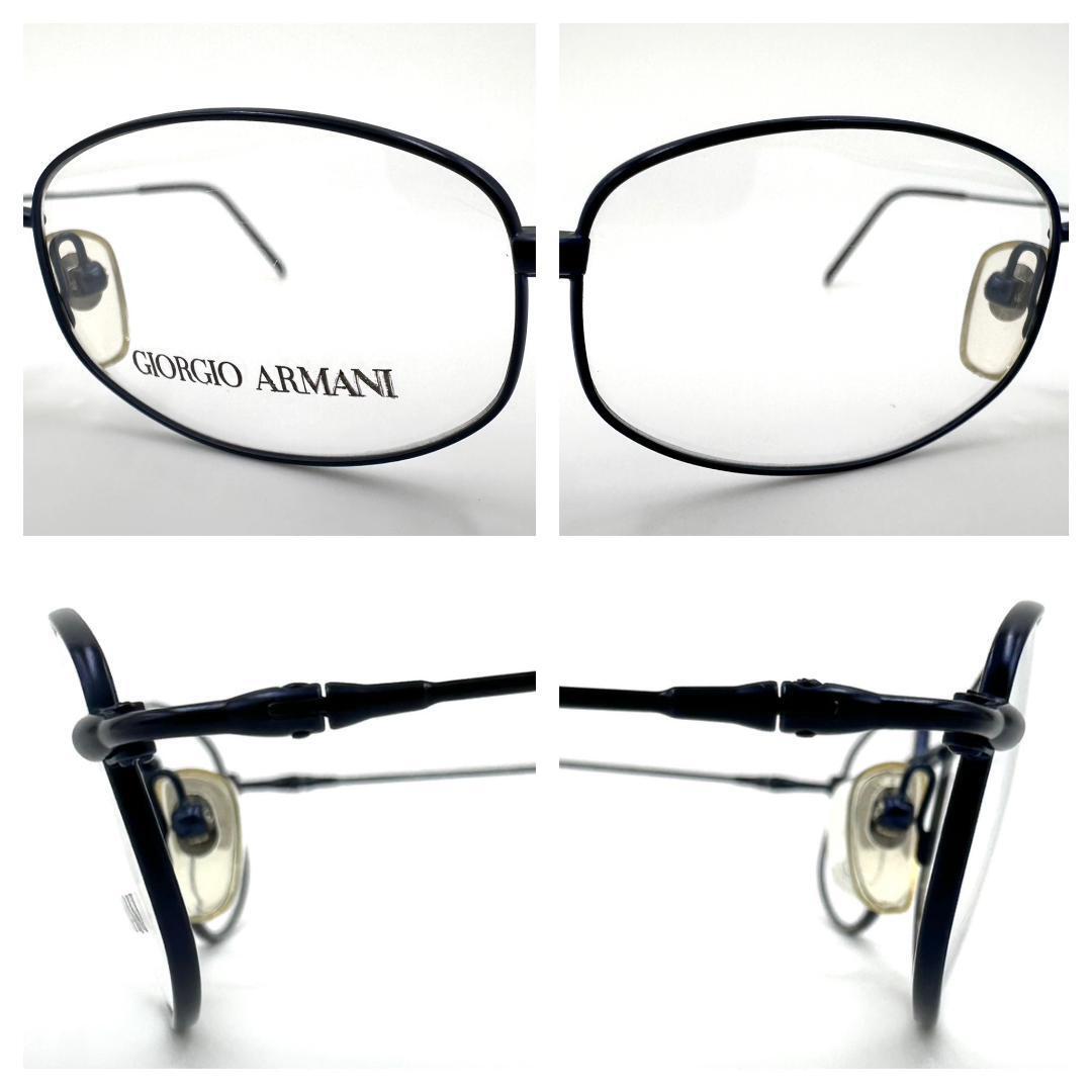 Giorgio Armani ジョルジオアルマーニ メガネ 度なし ブルー系