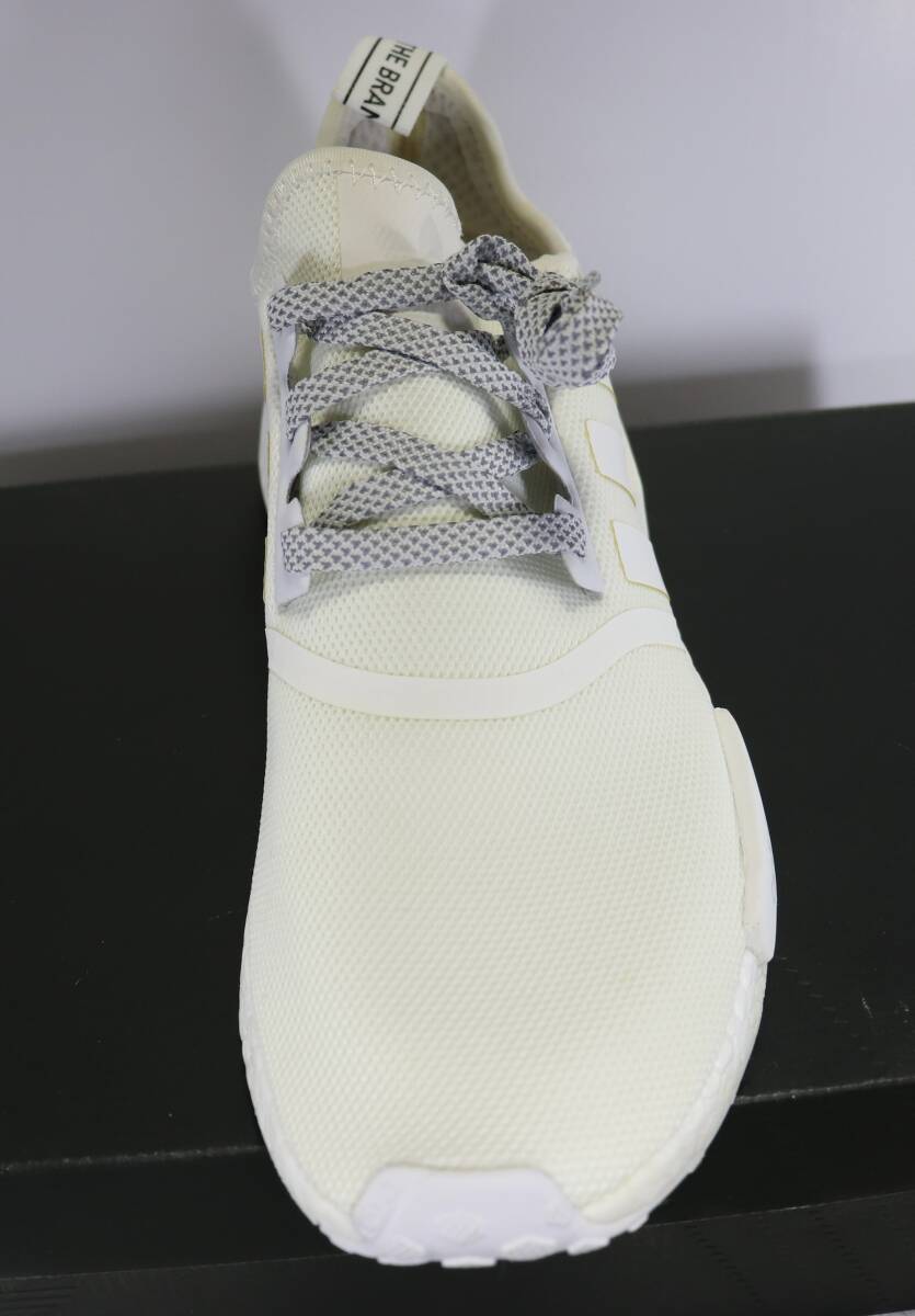 [adidas]NMDR1 RUNNER Triple White( White/White/White) S31508 размер 28cm US10 Adidas спортивные туфли бег обувь 