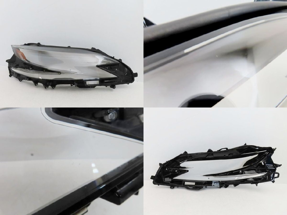 【即決有】 LEXUS レクサス LS VXFA50 55 GVF50 55 前期 純正 右 ヘッドライト LED レンズのみ KOITO 50-165 (n006905)