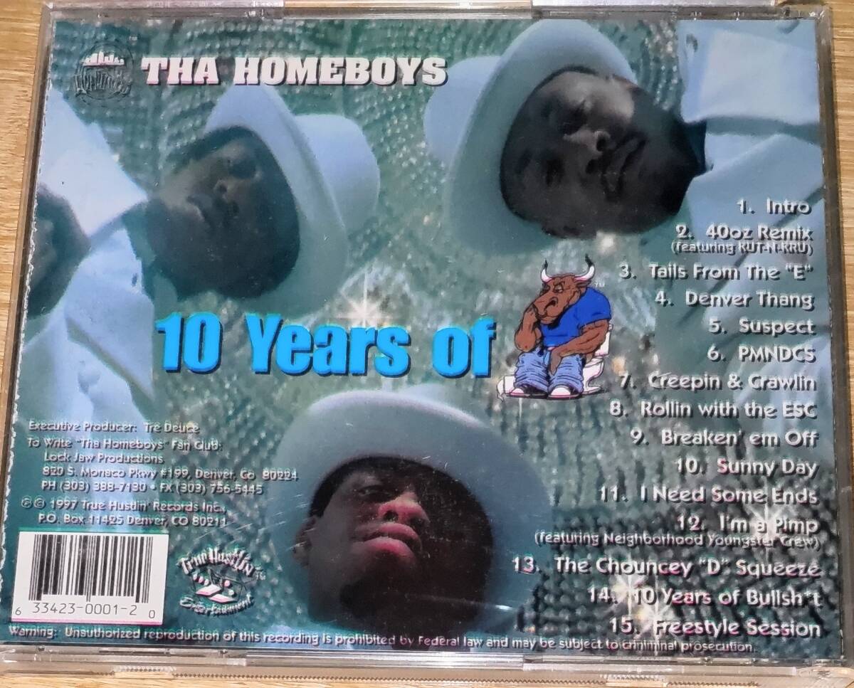 洋楽 G-Rap Tha Homeboys G RAP /Tha Homeboys / 10 Years Of Bullshit