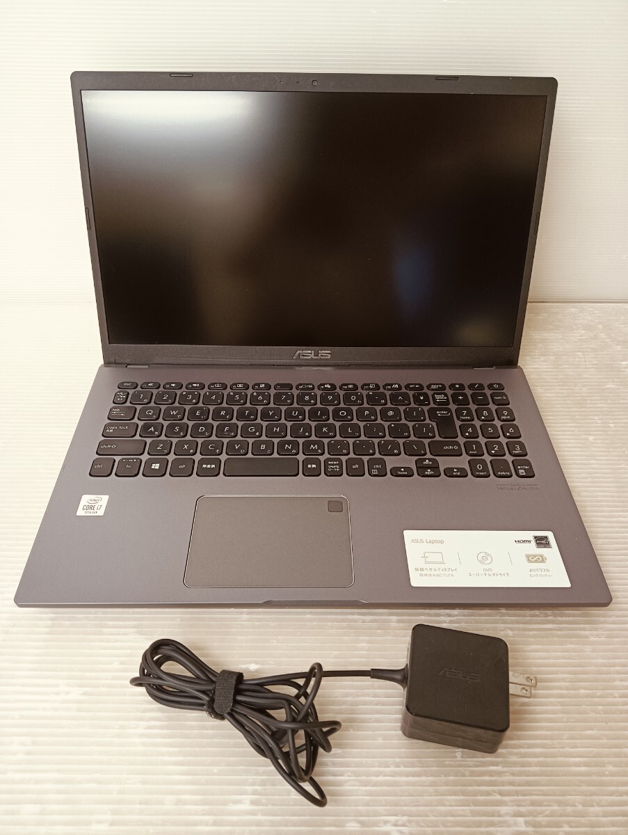 ノートパソコン/ASUS/ X545F/15.6インチ/CPU―Intel Core i7 10510U/メモリ―8GB/ストレージ―512GB/ドライブ―DVDマルチ