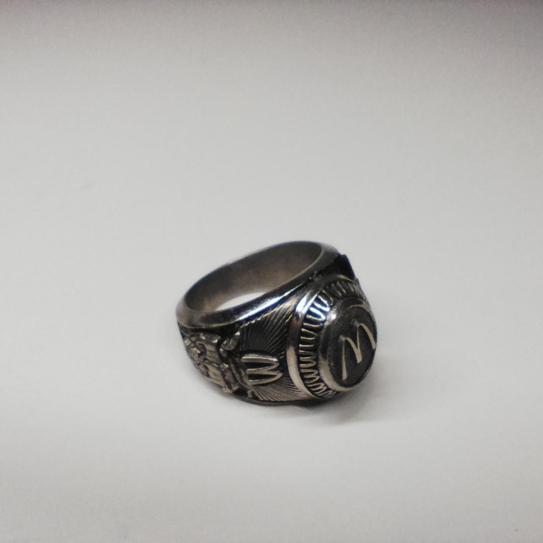 マクドナルド シルバー ヘビーリング 1970年 Employee Ring 70s