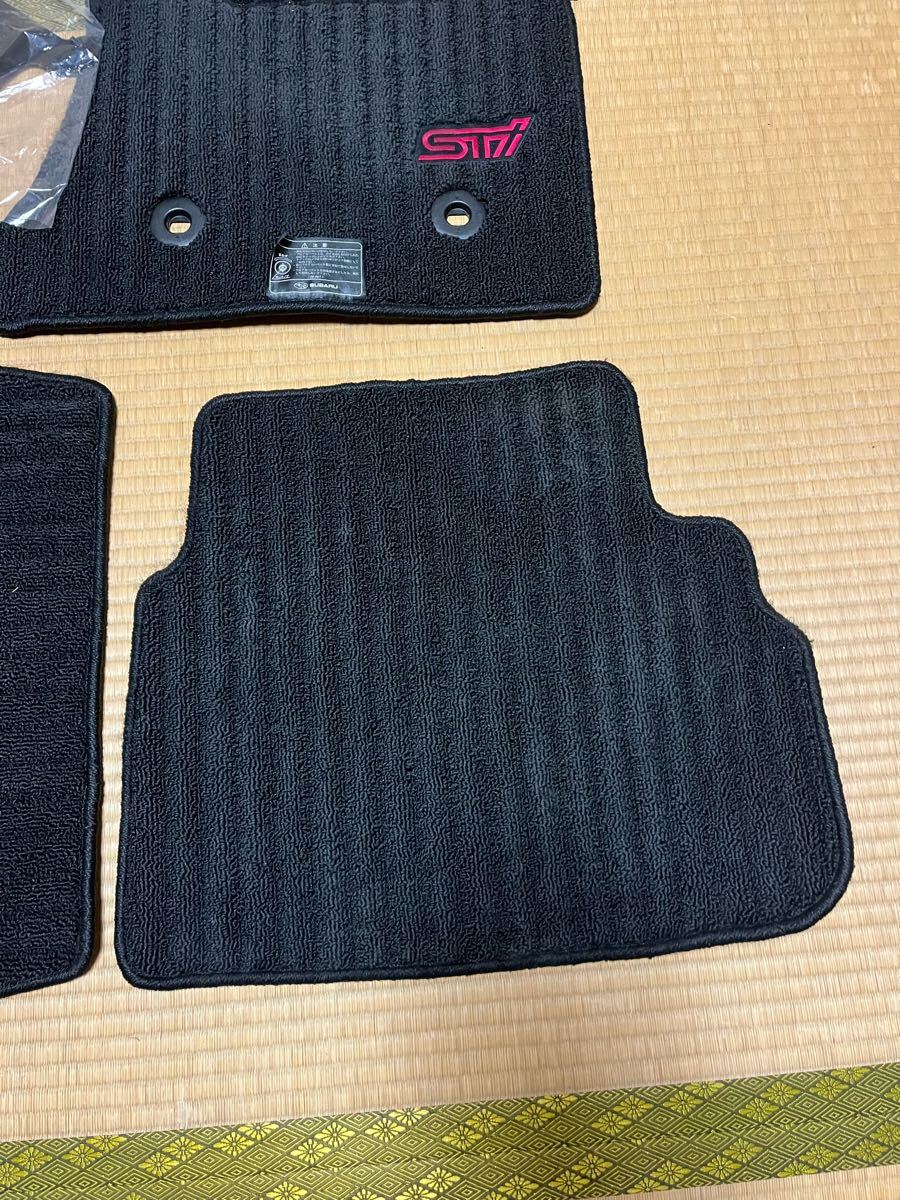 スバル　VN型　レヴォーグ用（J5017VC210）純正フロアマット　STI　１臺(tái)分　中古美品　検)WRX VN5 VNG　VBH　S4　SUBARU スバル