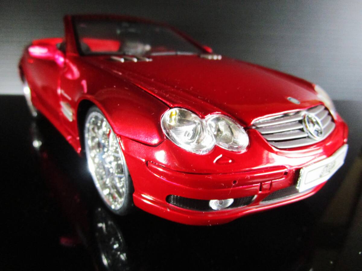* редкий * первоклассный товар *Maisto 1/18 MERCEDES-BENZ SL55 AMG Convertible Mercedes SL55 AMG с откидным верхом * корпус покрытие отделка settled *