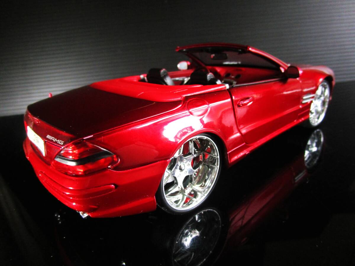* редкий * первоклассный товар *Maisto 1/18 MERCEDES-BENZ SL55 AMG Convertible Mercedes SL55 AMG с откидным верхом * корпус покрытие отделка settled *